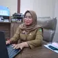 Sekretaris Dinas Kesehatan Kabupaten Blora, drg Wilys Yuniarti saat ditemui Liputan6.com di kantornya. (Liputan6.com/Ahmad Adirin)