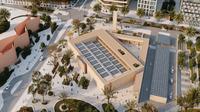 Masjid nol emisi karbon di Masdar City, Abu Dhabi, UEA. (dok. Arup)