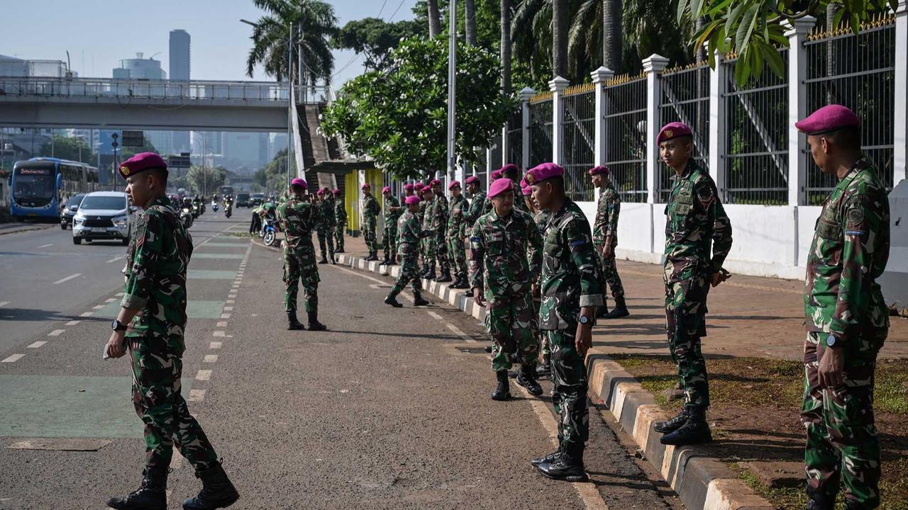 FOTO: Paska Demo Anarkis, TNI  Perketat Pengamanan Ibukota Jakarta