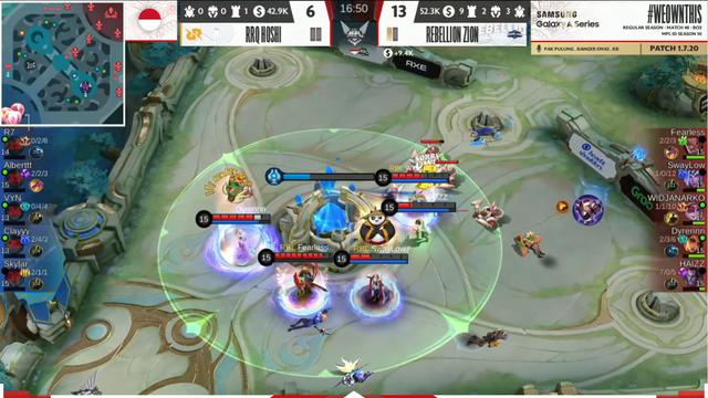 Hasil MPL ID S10 Hari Ini 25 September RRQ Hoshi vs Rebellion Zion