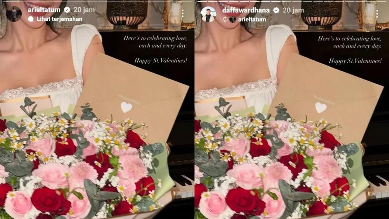 Ariel Tatum dan Daffa Wardhana Dikabarkan Pacaran, Dapat Bunga saat Valentine - Buatkan Pancake Bentuk Love