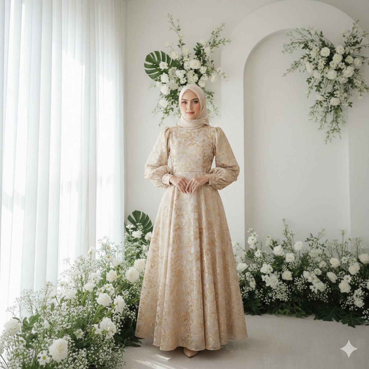 10 Model Dress Brokat Elegan yang Tren di 2026, Siap Jadi Sorotan di Setiap Pesta