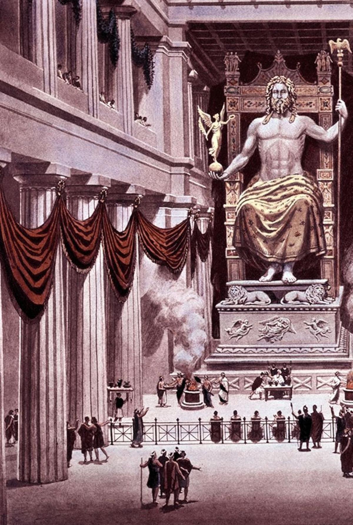 Patung Zeus di Olympia