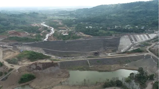 Bendungan Pamukkulu (Foto: PT Wijaya Karya Tbk/WIKA)