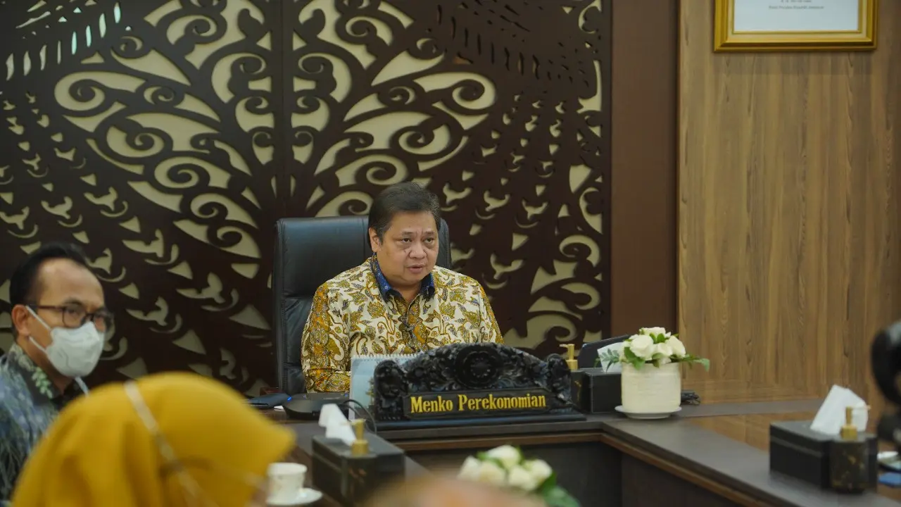 Menteri Koordinator Bidang Perekonomian Airlangga Hartarto
