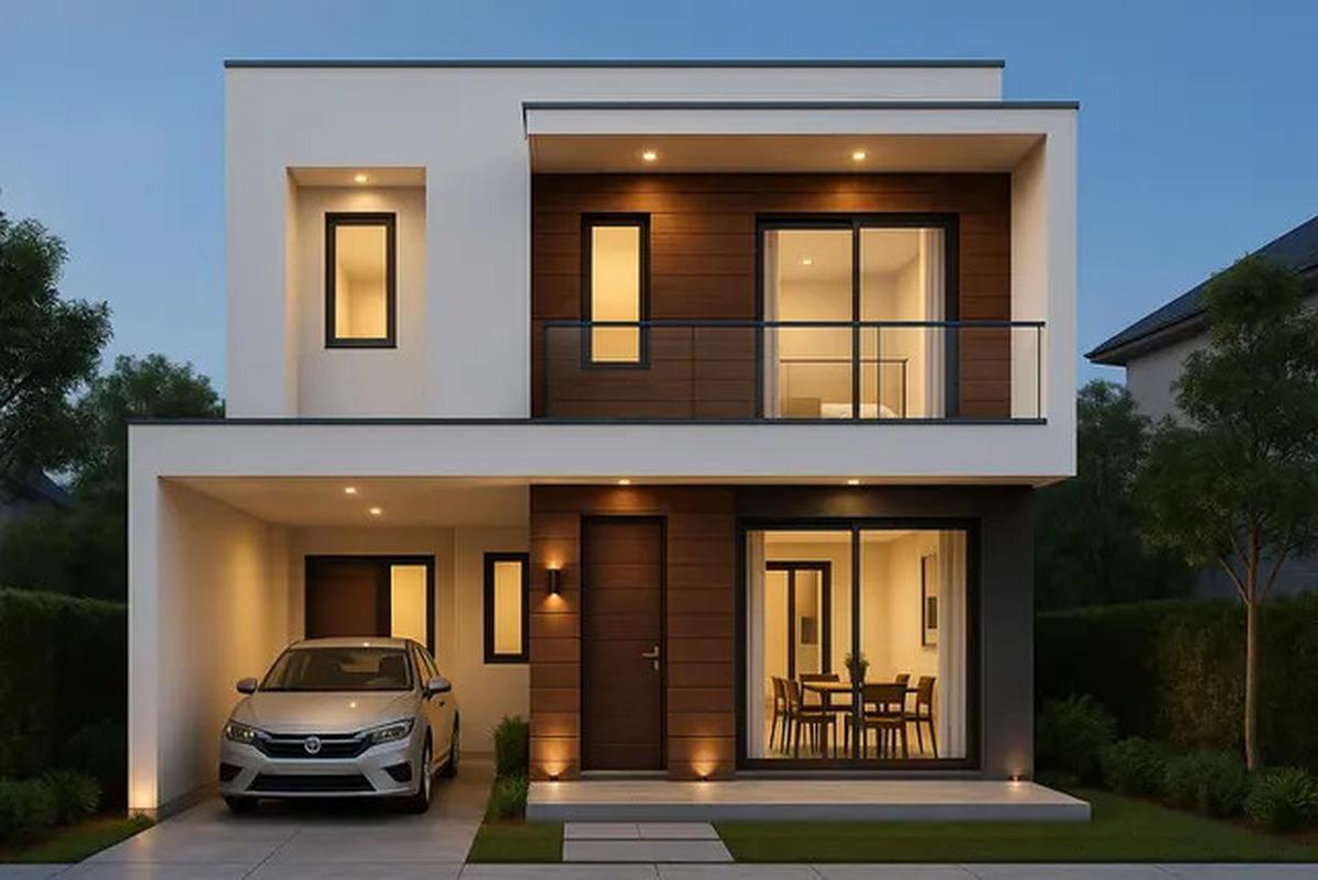 7 Desain Rumah 6x12 2 Lantai dengan 3 Kamar, Nyaman untuk Keluarga Modern