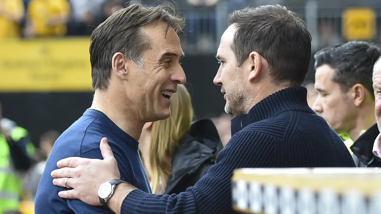 Foto: Nasib Sial Frank Lampard dalam Laga Comeback bersama Chelsea di Markas Wolverhampton