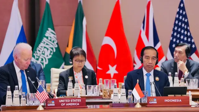 Jokowi hadiri KTT G20 di Bharat Mandapam, IECC, Pragati Maidan, New Delhi, India, pada Sabtu, 9 September 2023. (Biro Pers, Media, dan Informasi Sekretariat Presiden)