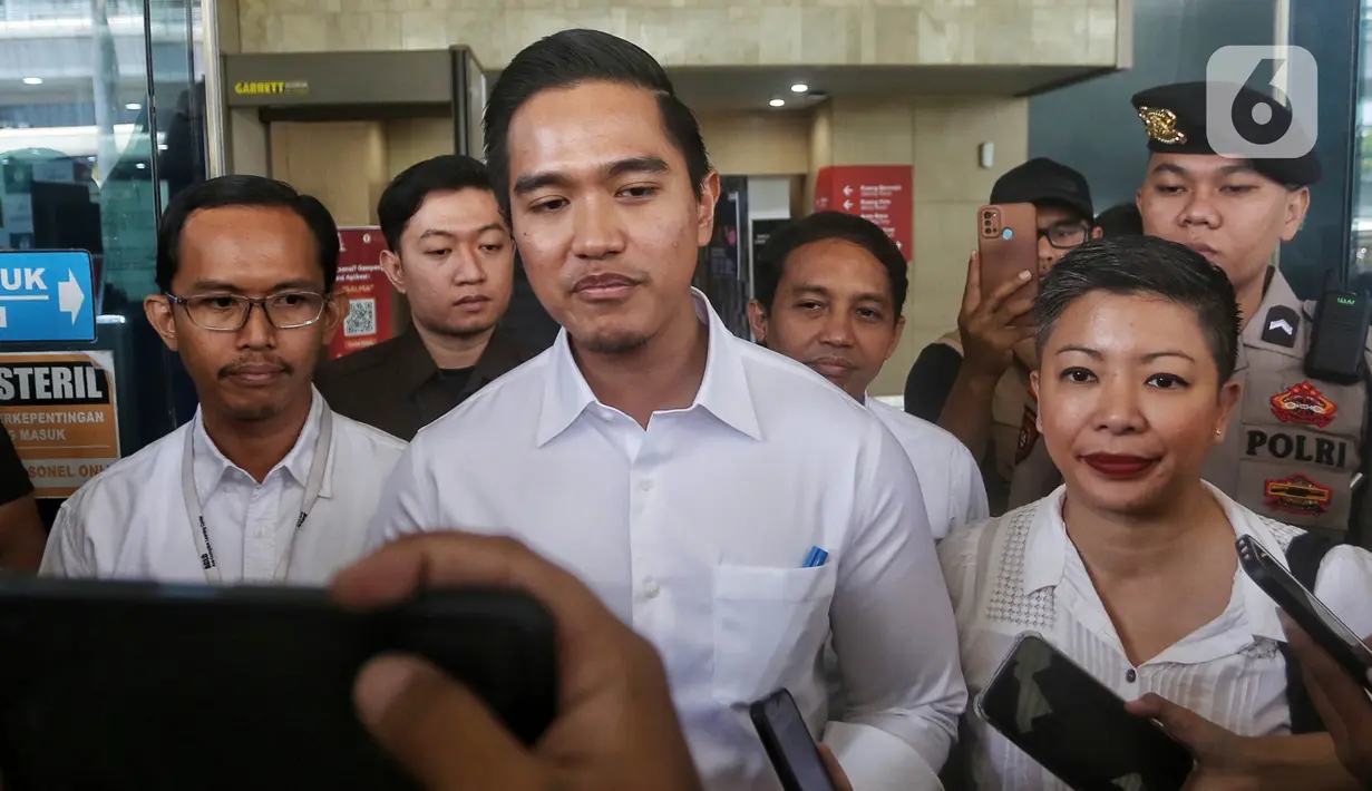 <p>Kaesang Pangarep mengaku kedatangannya ke KPK merupakan insiatif pribadi. (Liputan6.com/Angga Yuniar)</p>