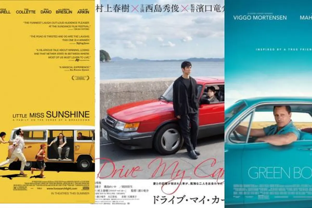 Poster Drive My Car, Little Miss Sunshine, Green Book (Credit: imdb).