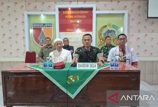 TNI berikan penjelasan terkait kematian Babinsa di Jember. (Antara)