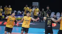 Juara bertahan putra Jakarta Bhayangkara Presisi tampil perkasa saat membungkam Jakarta Garuda Jaya dengan skor 3-0 pada lanjutan putaran kedua Proliga 2026, Sabtu (14/2/2026) malam.