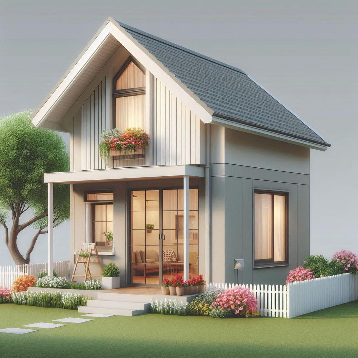 Ilustrasi Rumah Kecil Minimalis