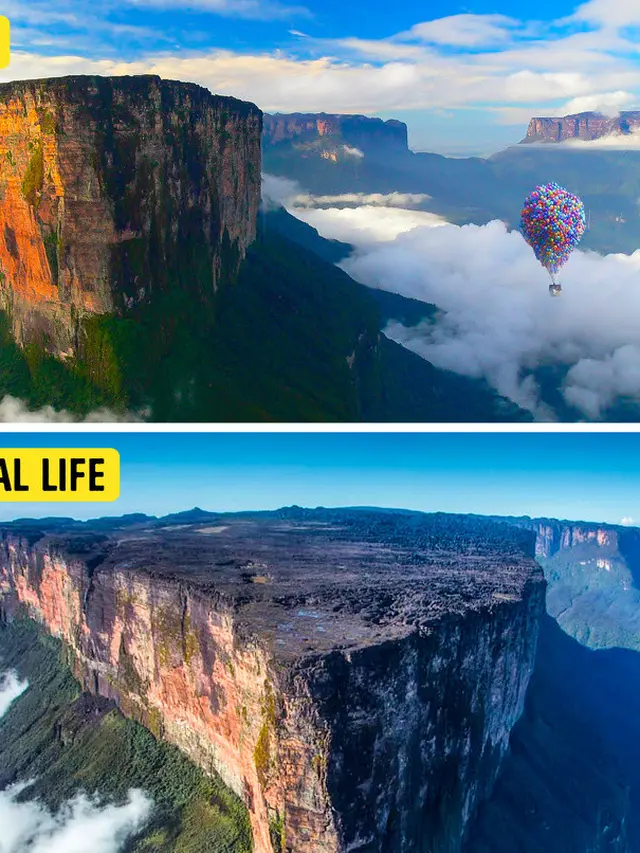 lokasi di film vs dunia nyata (foto: Brightside)