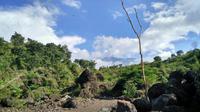 Salah satu sudut di bawah kaki Gunung Ciremai yang tak kalah mempesona, yakni dataran tinggi Batu Luhur di Desa Padabeunghar. (Panji Prayitno/Liputan6.com)