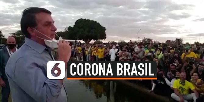VIDEO: Hasil Tes Ketiga, Presiden Brasil Jair Bolsonaro Masih Positif Covid-19