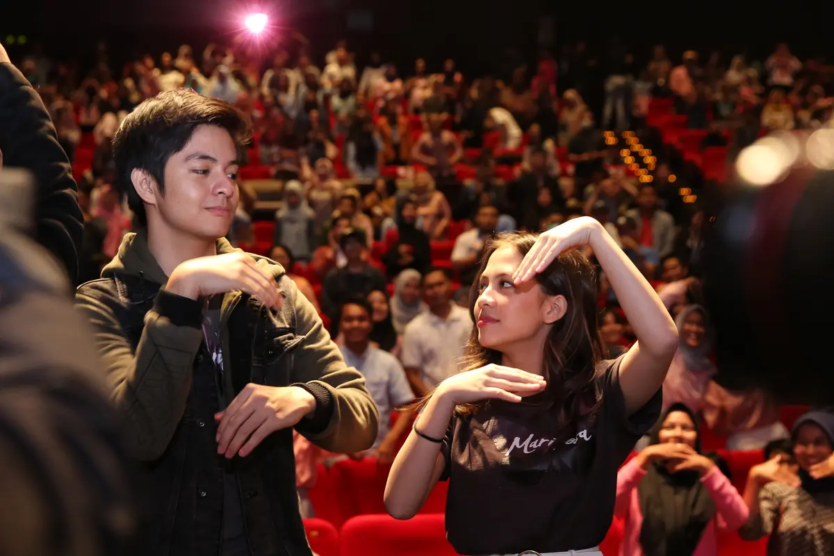 Fimelahood Jabodetabek Nobar Film Mariposa, Heboh Banget!
