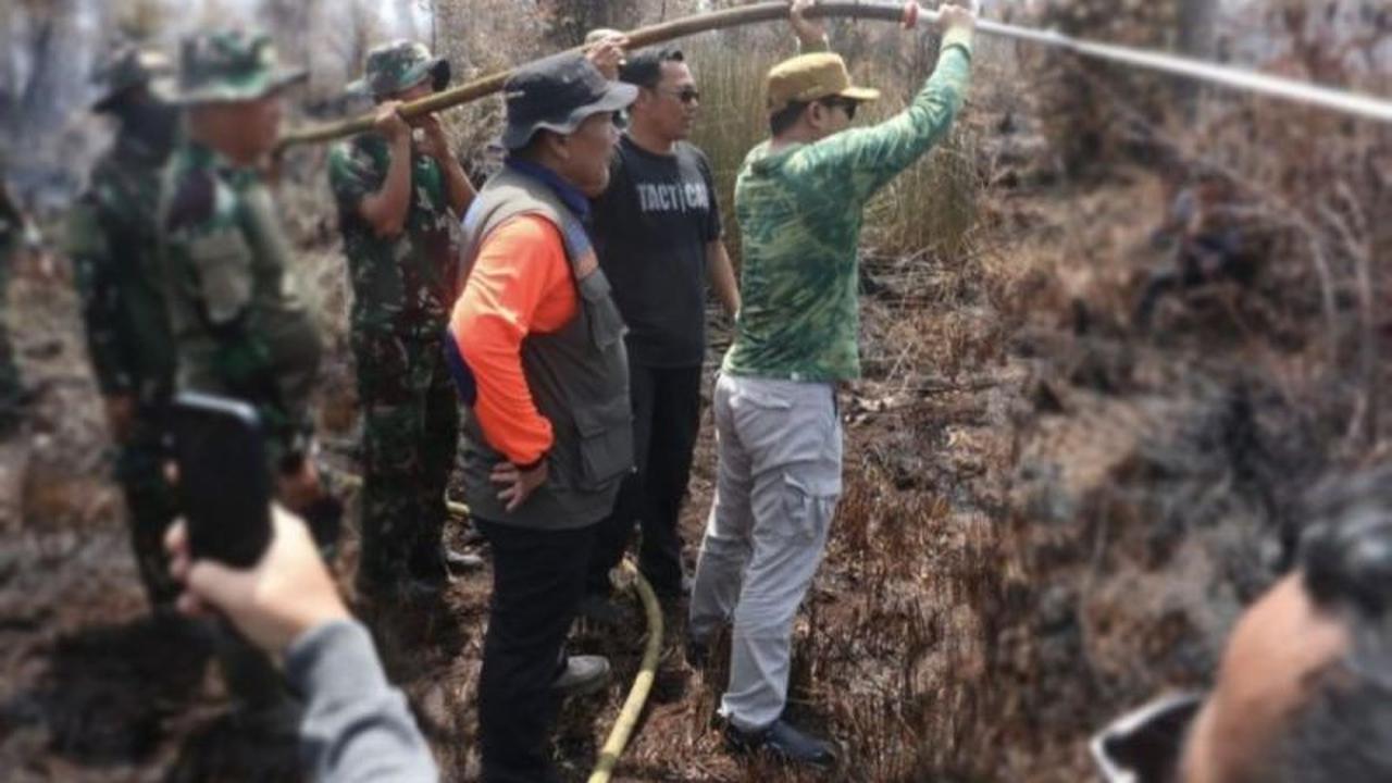 Normalisasi Kanal Prioritas Utama Pemkab Pulang Pisau Tangani Karhutla