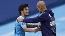 <p>Namun, puncak kesuksesan Silva terjadi saat dia bermain untuk Manchester City dari 2010-2020. Bersama The Citizens, Silva merebut empat trofi Liga Premier Inggris, dua Piala FA dan lima Piala Liga (Carabao Cup). (Dave Thompson/POOL/AFP)</p>