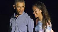 Barrack Obama dan Malia Obama. Foto: Instyle.com