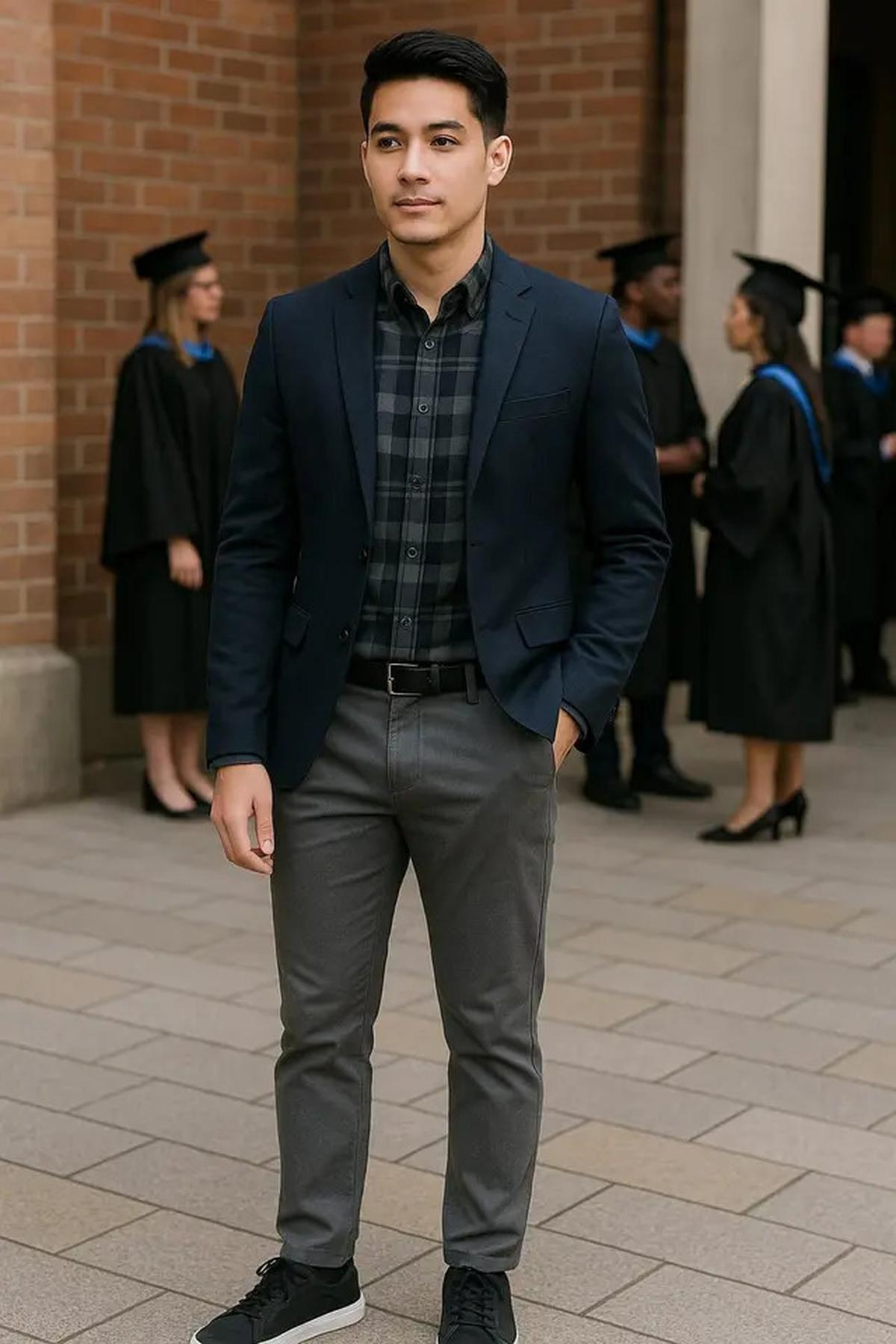Inspirasi Outfit Datang ke Acara Wisuda untuk Pria, Simple tapi Tetap Keren