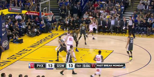 VIDEO : GAME RECAP NBA 2017-2018, Warriors 129 vs Suns 83