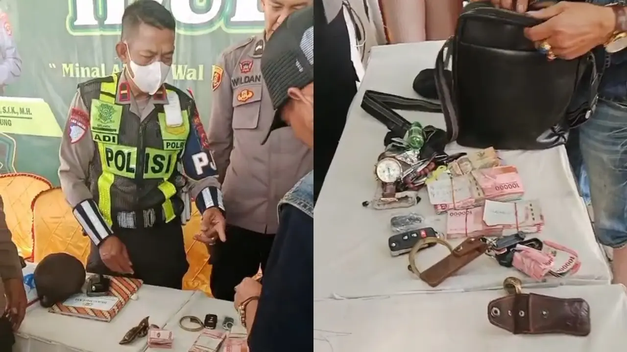 Tas Berisi uang Tertinggal