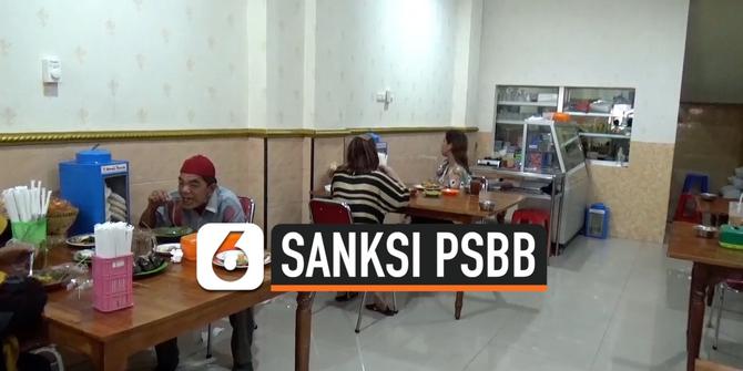 VIDEO: Dua Restoran Kena Sanksi PSBB karena Layani Makan di Tempat