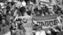 Selain memiliki tato Singa, Sergio Ramos memiliki tato angka 35,90,32 dan 19 di jari kirinya, angka 32 dan 35 adalah jersey Ramos di Sevilla, 19 adalah usianya memulai karir pro, dan 90 adalah menit akhir Ramos mencetak gol. (AFP/Remy Gabalda)