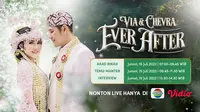Link Live Streaming Temu Manten Via Vallen &amp; Chevra Yolandi: Ever After, Jumat 15 Juli 2022 Pukul 09.45 WIB