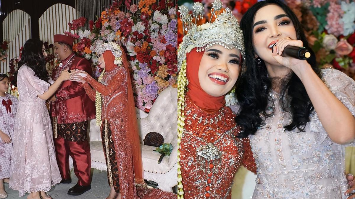 7 Pesona Ashanty Bergaun Sederhana, Hadir di Nikahan Karyawan