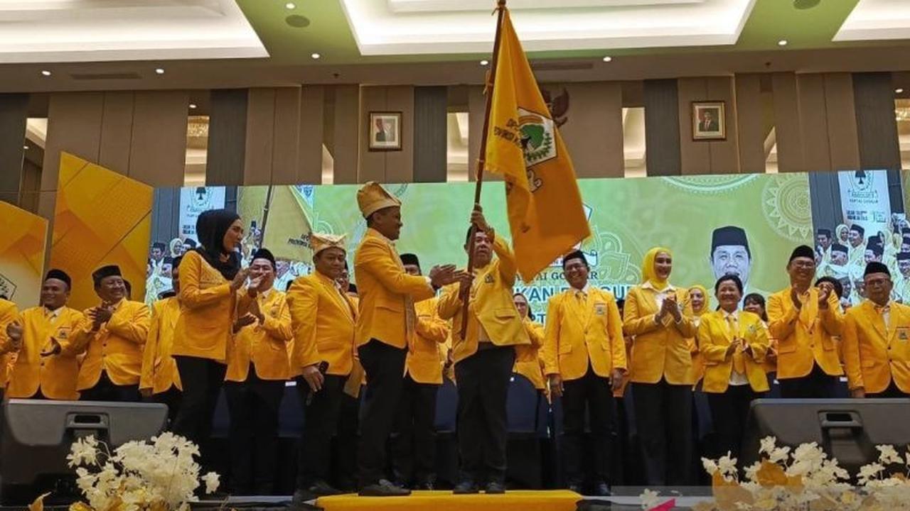 Bahlil Lahadalia Pimpin Pelantikan Ketua DPD Golkar Babel, Hidayat Arsani Resmi Nakhodai Partai