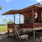 Rumah baru bagi pasangan suami istri (pasutri) di Ogan Ilir Sumsel, yang sebelumnya tinggal di gubuk reot yang juga sebagai kandang ayam (Dok. Humas Polres Ogan Ilir / Nefri Inge)
