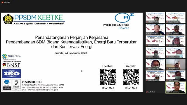 Wujudkan SDM Unggul, PPSDM KEBTKE Kolaborasi Strategis dengan Medco Energi