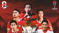 Timnas Indonesia - Marselino Ferdinan, Beckham Putra, Fajar Fathurrahman, Taufany Muslihudin, dan Alfeandra Dewangga (Bola.com/Erisa Febri)