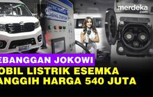 VIDEO: Kecanggihan Mobil Listrik Esemka, Kebanggaan Jokowi Harga Mulai Rp 530 Juta