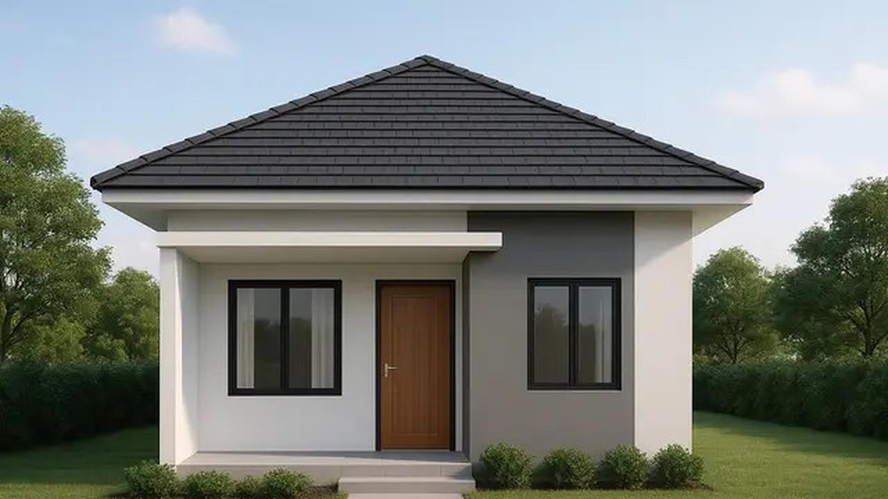 Denah Rumah Minimalis Sederhana Berukuran 9x12 Meter dengan 4 Kamar Tidur, Lengkap dengan Estimasi Biayanya