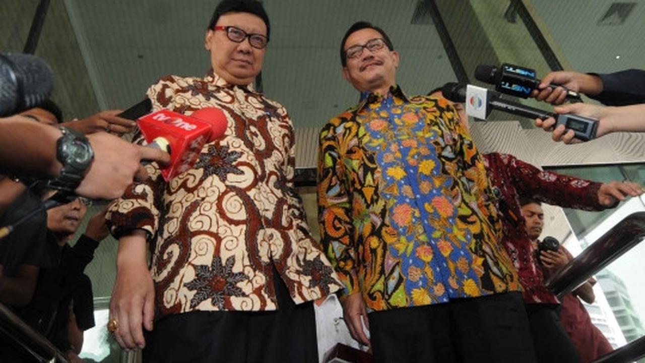 Tiga menteri sambangi KPK bahas sengketa lahan hutan