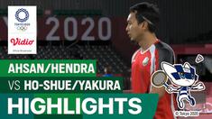 Berita video highlights bulutangkis ganda campuran Olimpiade Tokyo 2020, Ahsan / Hendra menang 2-0 atas Jason Ho Shue/Nyl Yakura