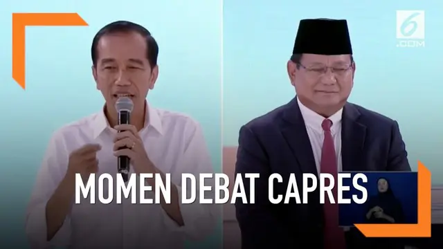 Berdebat dengan Prabowo tentang masalah maritim, Jokowi menjawab dengan kalimat menyentil.