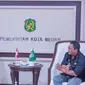 Wali Kota Medan, Bobby Nasution  saat menerima kunjungan Badan Perfilman Indonesia (BPI) di Balai Kota Medan, Rabu (13/9/2023). (Foto: Istimewa)