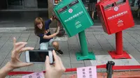 Kotak surat di Taiwan menjadi selebriti.