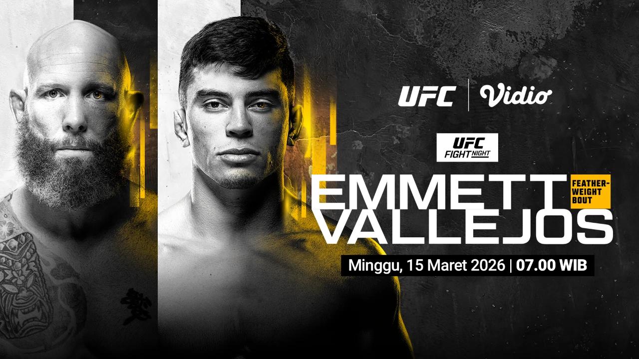 Live Streaming UFC Fight Night: Emmett vs Vallejos, Eksklusif di Vidio