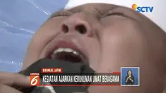 Pondok pesantren di Sidoarjo, Jawa Timur, peringati Isra Mi’raj dengan menggelar sunatan massal untuk berbagai kalangan.