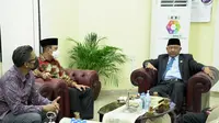 Kepala Badan Nasional Penanggulangan Terorisme (BNPT), Komjen Boy Rafli Amar menggelar pertemuan  dengan Duta Besar Republik Indonesia untuk Uni Emirat Arab (UEA), Husin Bagis di Abu Dhabi. (Dok: BNPT)