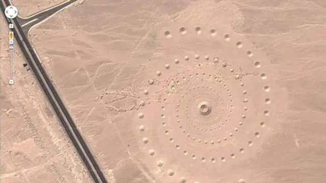 Penampakan Crop Circle (Google Earth)