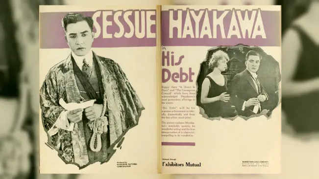 Sessue Hayakawa pada 1919. (Sumber Wikimedia Commons)