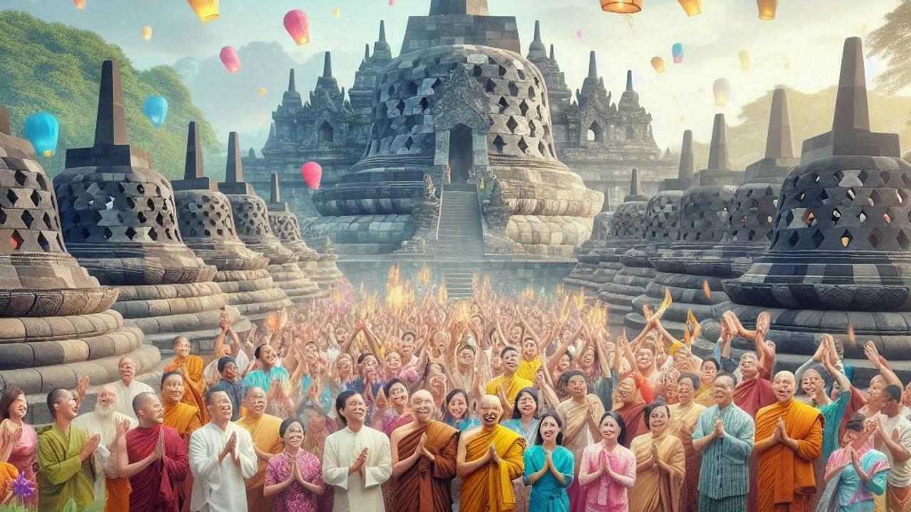 Bukan Sekadar Upacara, Ini Filosofi Mendalam di Balik Waisak di Borobudur