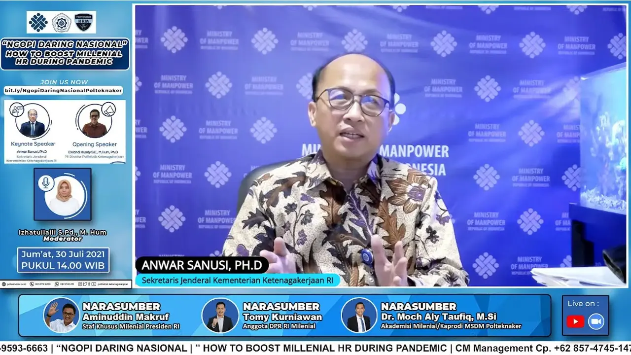 Sekretaris Jenderal Kemnaker, Anwar Sanusi