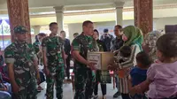 DanpusterAD Sambangi Progres Penanganan Stunting di Sukoharjo (Dewi Divianta/Liputan6.com)